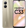 Realme C33 4G 64GB 4GB RAM Dual-SIM Sable Doré-0