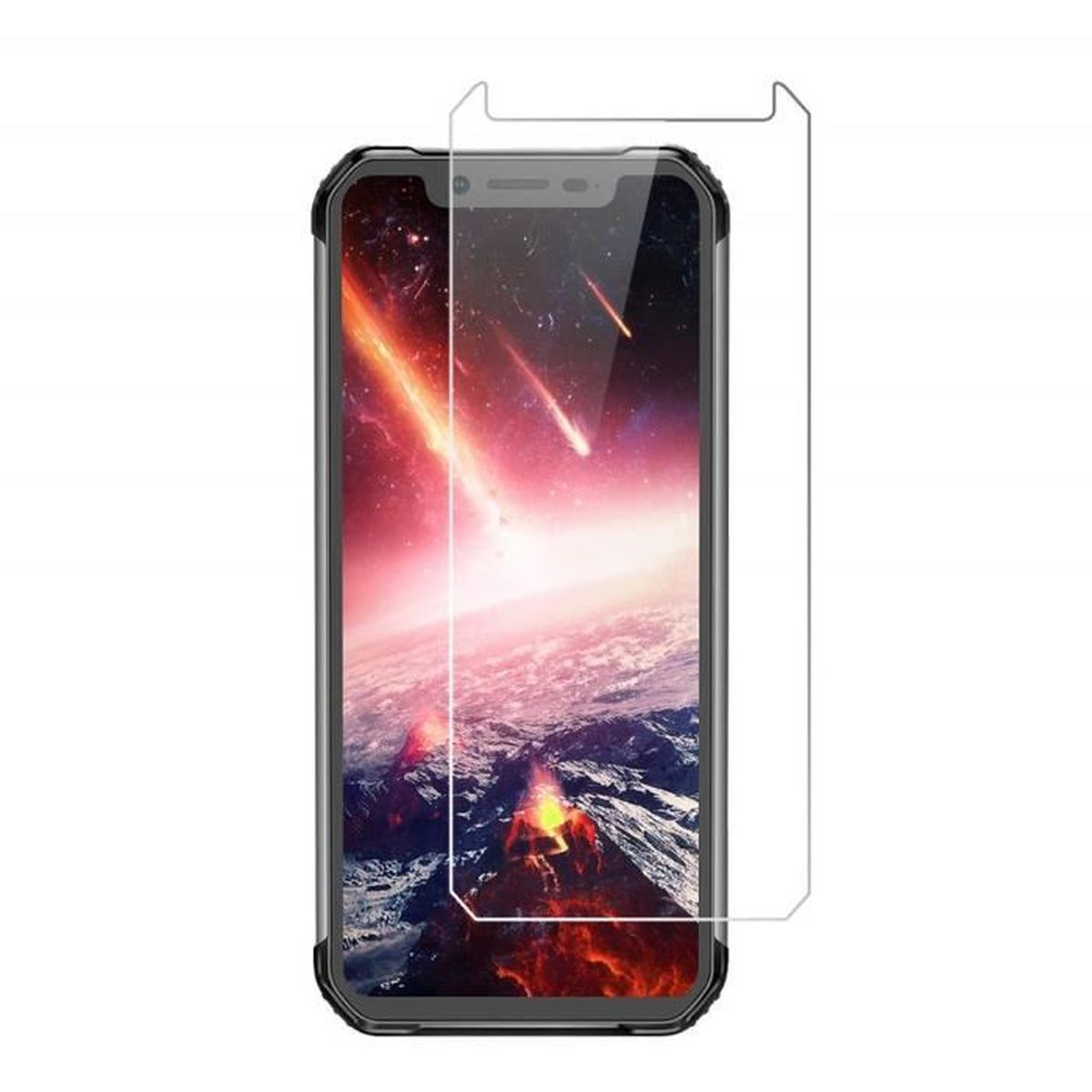 Protecteur D'écran AtFoliX FX-Hybrid-Glass Pour Blackview BV9600E - Anti-choc 9H, Ultra-mince