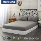 YSINOBEAR Protège matelas 120x200-30 cm imperméable alèse en coton respirante et anti acariens - gris