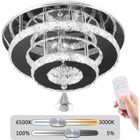 ONEVER 36W Lustres En Cristal Moderne Led - Plafonnier Luminaire Suspension Pour Salon Salle À Manger
