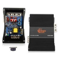1 SP AUDIO SP-1500.1D2 amplificateur monophonique 1 canal 1500 watt rms 2 ohm classe d bass boost 0-12 db, remote incluse, 1 pièce