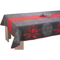 Nappe anti-taches Rectangulaire 150x200 cm - Lotus rouge