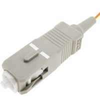 CableMarkt - Fibre optique multimode simplex SC vers PC pigtail 62,5/125 0,9 mm 1 m