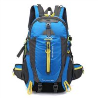 Sac à dos d'escalade étanche 40L sport de plein air sac à dos de voyage Camping randonnée r0808bg26gfg Bleu