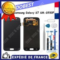 TD® Complet Ecran vitre tactile lcd - Noir Pour Samsung Galaxy S7 G930 SM-G930F + Kit outils