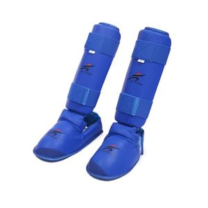SAC DE FRAPPE Sac de frappe,Ensemble d'équipement de Taekwondo Rotterdam pour - Blue Leg Protector-M Height 140-160CM