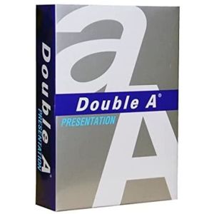 Double A Lot de 5 Ramettes de papier 500 feuilles A4 90 g Extra Blanc 