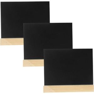ARDOISE - CRAIE 3 Pièces mini tableaux noirs art de signe de craie décor petit tableau noir tableau de réponses tableau d'affichage A690