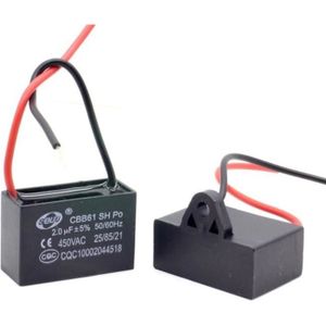 Moligh doll Rectangulaire CBB61 4UF AC 450V Condensateur pour Faire fonctionner Le Moteur