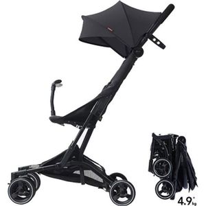 Poussette canne ultra compacte, pliage facile, Dossier Inclinable avec  Arceau de Protection, de la naissance à 4 an A,50 * 63 * 105cm : :  Bébé et Puériculture