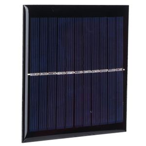 BALISE - BORNE SOLAIRE  PAR - Module solaire Panneau de Solaire, 1W 5.5V DIY Polysilicium Panneau Solaire à économie d'énergie pour jardin borne