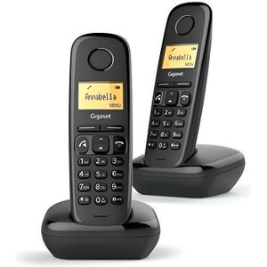 Téléphone fixe Gigaset A270 Duo, Téléphone DECT, Combiné sans fil