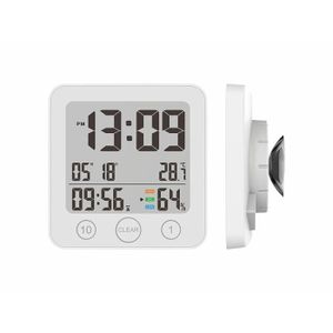 HORLOGE - PENDULE Horloge de salle de bains numérique avec thermomètre/hygromètre