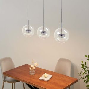 Abat-Jour Globe En Verre De Remplacement Sphère D' De Lait Couvercle D'abat- Jour En Boule De Verre Pour Lampe Suspendue 18Cm