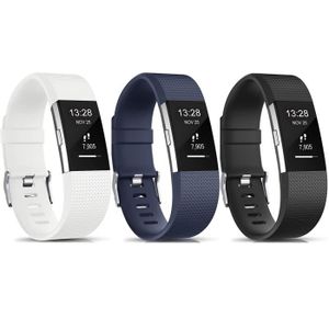 Bracelet Fitbit Luxe en cuir noir et or Bracelet Slim Fitbit Luxe