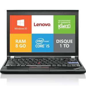 ORDINATEUR PORTABLE ordinateur de bureau LENOVO X220 core I5 8go ram 1