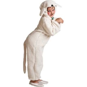 DÉGUISEMENT - PANOPLIE Déguisement Petit Mouton Blanc Enfant - Combinaison avec capuche et queue - Intérieur - 3 ans et plus