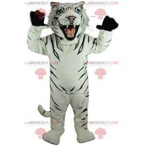DÉGUISEMENT - PANOPLIE Mascotte de tigre blanc et noir, costume de tigre 