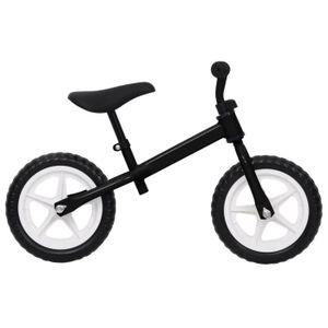VÉLO ENFANT Vélo d'équilibre Roues de 12 pouces Noir - Omabeta - J5056