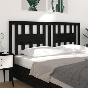 TÊTE DE LIT Tête de lit en bois massif de pin noir - QQMORA - LEX - Contemporain - Design