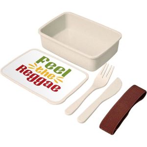 LUNCH BOX - BENTO  Lunch Box - Boite À Repas Avec Couverts Blanc - Fe
