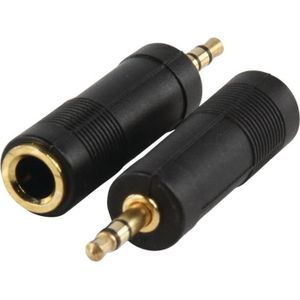 MillSO Adaptateur Jack 6.35 mm Mâle vers 3.5 mm Femelle Casque Prise  Adaptateur 6.35 3.5 Audio Connecteur Stéréo Headphone Jack Adapter Plaqué(2M)  : : High-Tech