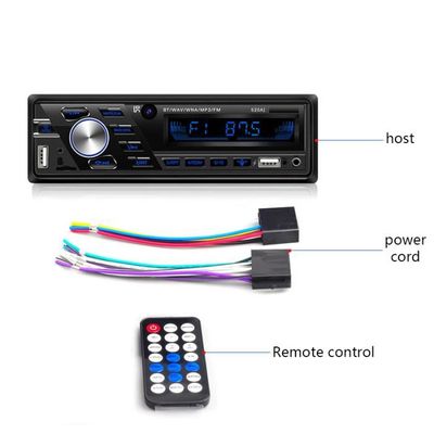 Acheter Jsd520 Bluetooth autoradios stéréo télécommande numérique Auto Radio  autoradio avec câble Iso 12 V stéréo intégré au tableau de bord lecteur Mp3