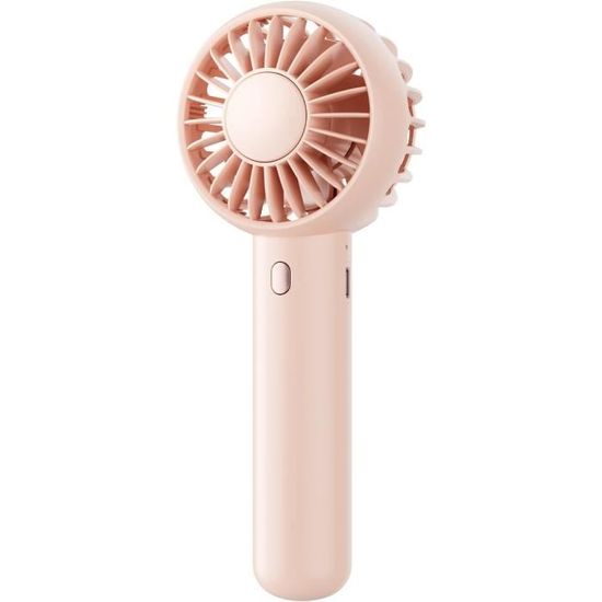 Ventilateur Portable Gaiatop - Double Moteur 3 Vitesses - Rechargeable USB - Design Mignon