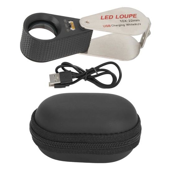 10 X Mini Pliage Jewelers Eye Loupe Bijoux Loupe Pour Gemmes Bijoux 10 X Mini Pliage Jewelers Eye Loupe Bijoux Loupe Pour Gemmes Bijoux