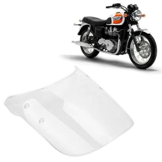 Accessoire Triumph Street Cup Becquet Pare-Brise Moto REDVIT Pour Triumph Street Twin/Street Cup - ABS - Protection Vent Universel Protection Moto ABS