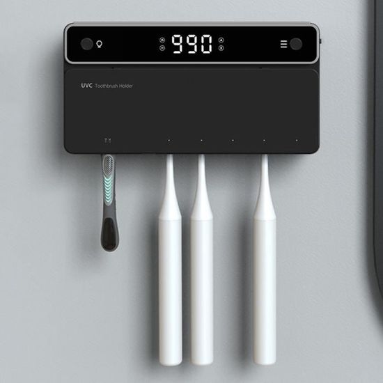 Zdcdy Porte Brosse à Dents Stérilisateur UV, Désinfectant UV Pour