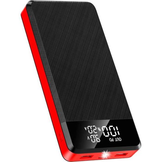 36800 mAh Batterie Externe, Chargeur Portable 22,5 W PD 20 W, Charge
