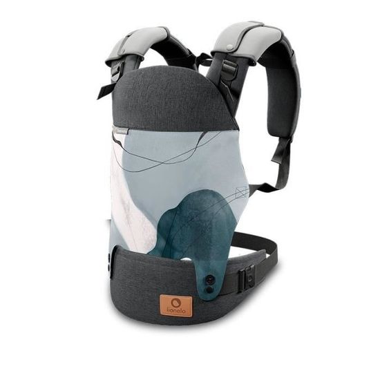 Porte-bébé ergonomique Lionelo Margareet Q-essence - Gris et bleu - 20 kg