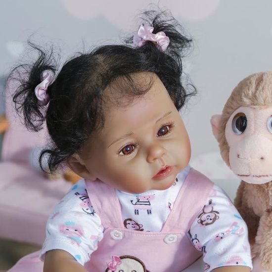 Vrai Bebe Poupee Reborn Realiste Silicone Vinyle Bebes Fille Enfants Cadeau Jouets Brinquedos Cdiscount Jeux Jouets