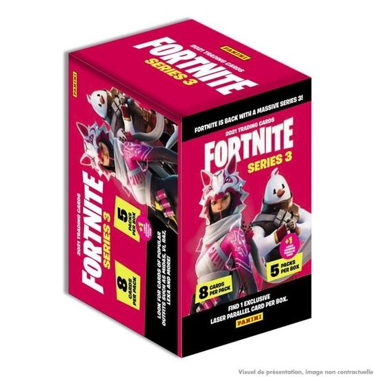 Cartes à échanger Fortnite Serie 3 de Panini - Boîte de 18 pochettes