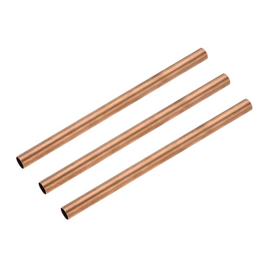 Tube En Laiton Creux - Longueur 20 Cm - Diamètre Extérieur 3 Mm (Options 4-8 Mm) - Épaisseur Paroi 0,5 Mm - Pour Modélisme - 9