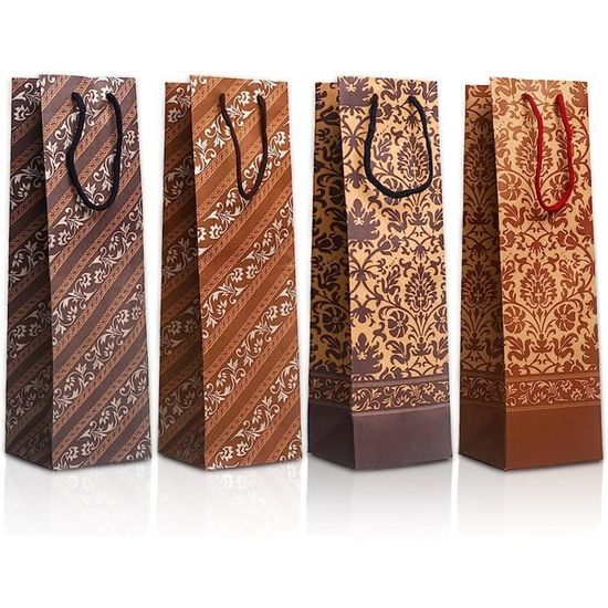 Sac Cadeau En Papier Kraft - Happy Birthday - Jour De Fête - Sacs