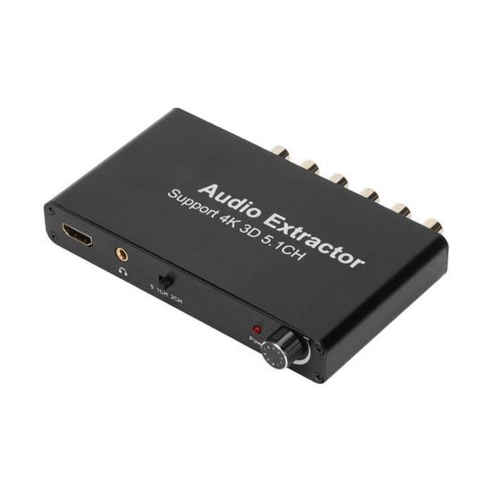 CES Tonysa Audio Splitter Répartiteur 4K * Hdmi, Extracteur Convertisseur De Sortie Audio 10,2