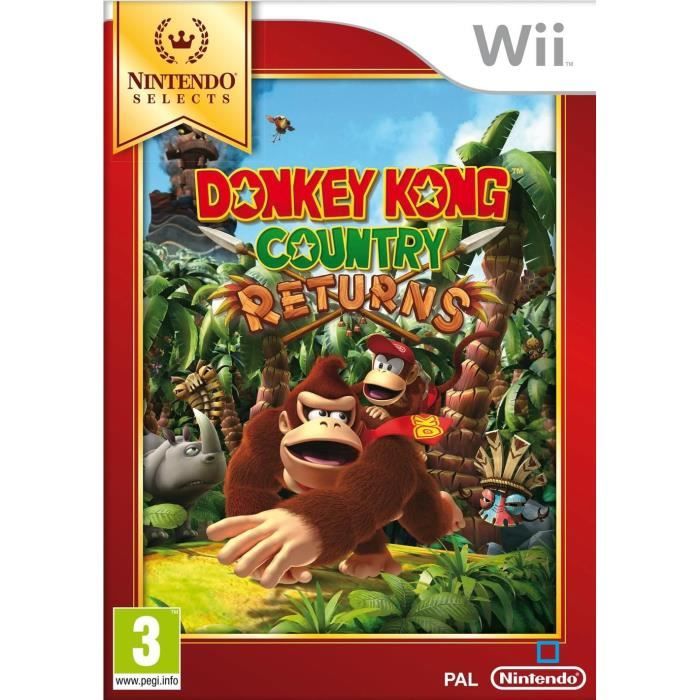 Boite Vide Jeux Donkey Kong Country Returns Wii 