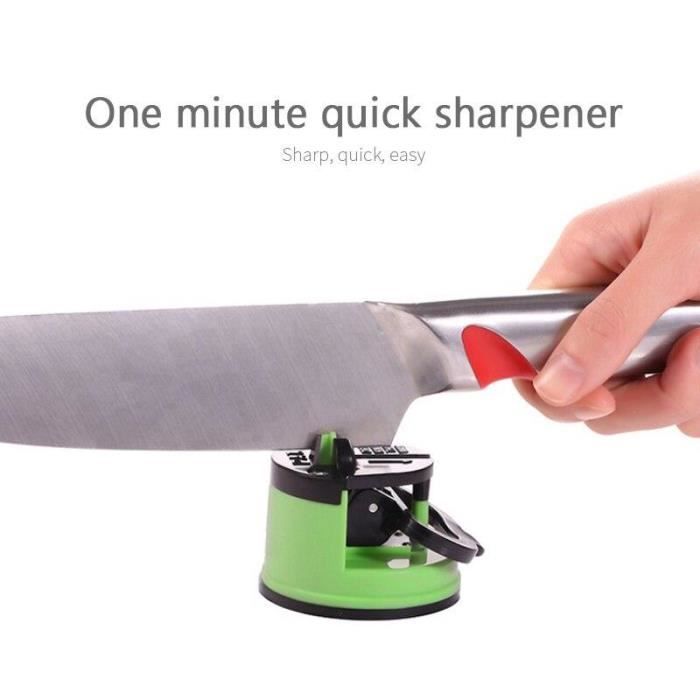 Aiguiseur de couteaux avec ventouse facile Kut idéal pour toutes sortes de couteaux et lames