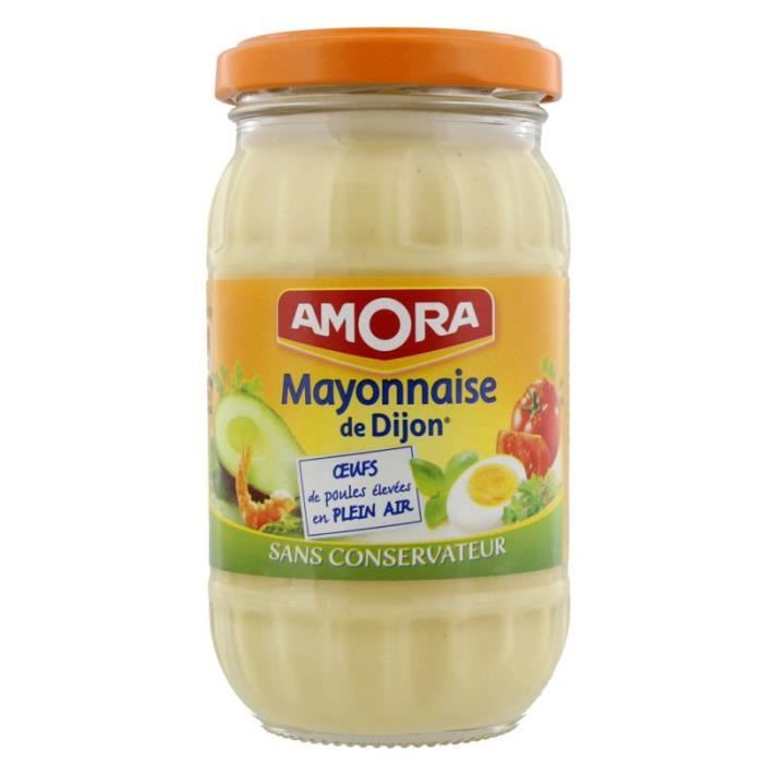 Mayonnaise de Dijon nature bio 235 g Amora