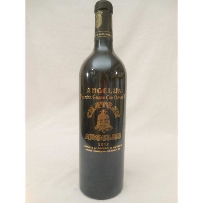 saint-émilion château angélus grand cru classé A rouge 2012 - bordeaux france
