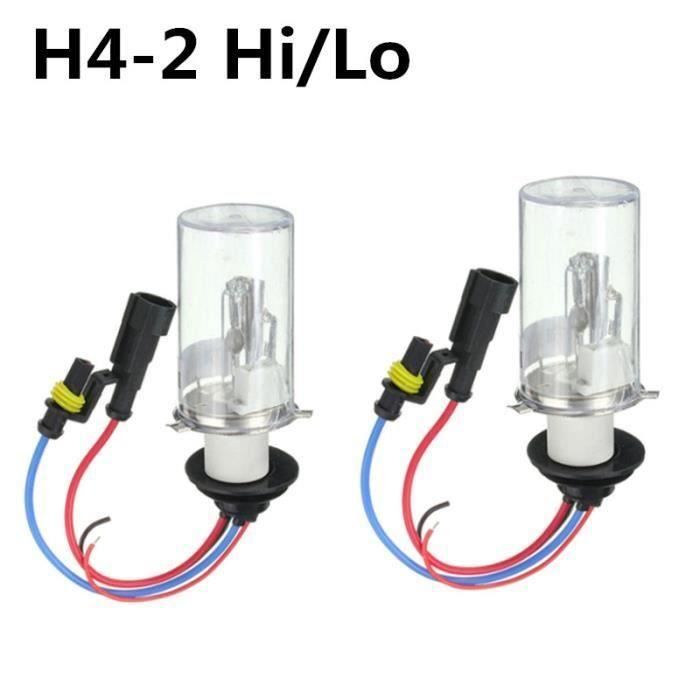 JL Led Ampoules H4-2 - 100W - Paire Ampoule 5000K 75W - 100W Xenon Hid Conversion Ampoule H1 H3 H4-2 H7 H11 90...... -