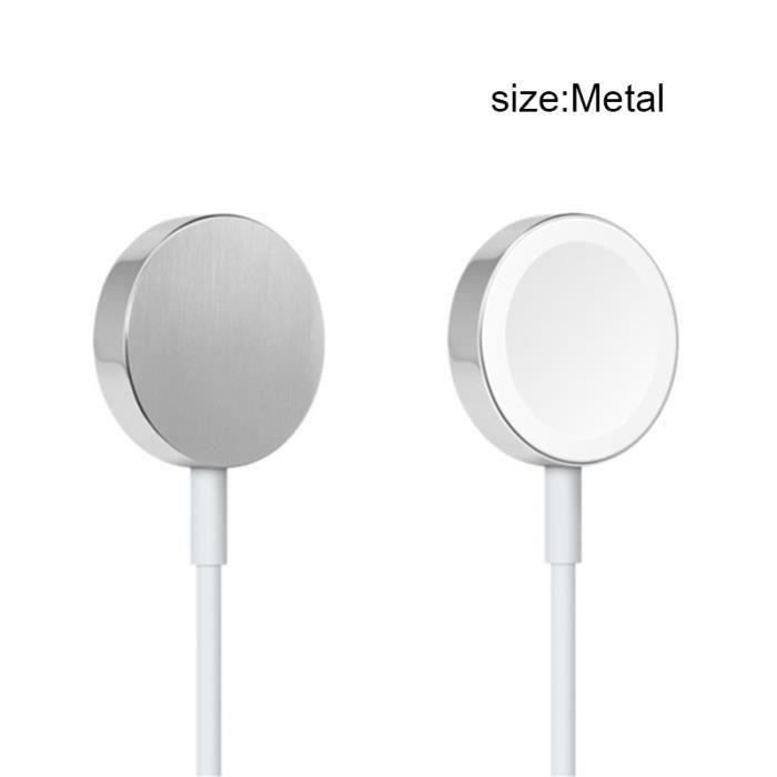 QQ 1M Chargeur Magnétique Pour Montre Compatible Apple Watch Iwatch 38Mm - 42Mm,Câble De Charge,Métal - QQSYD1124A1214
