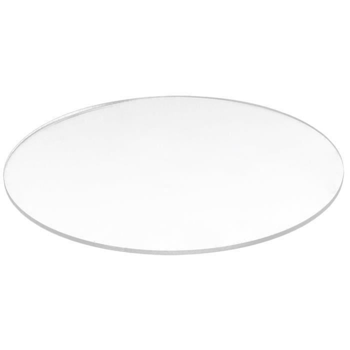 Miroir Transparent De 3 Mm D'ÉPaisseur Disque Rond Acrylique DiamÈTre: 200mm