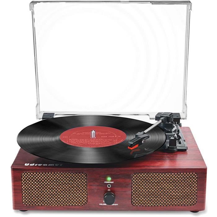 auna Bella Ann - système stéréo, Radio Dab+ / FM, Platine Vinyle 33/45/78 t/MN, Bluetooth, Lecteur CD pour CD-R/RW et MP3CD, Port US