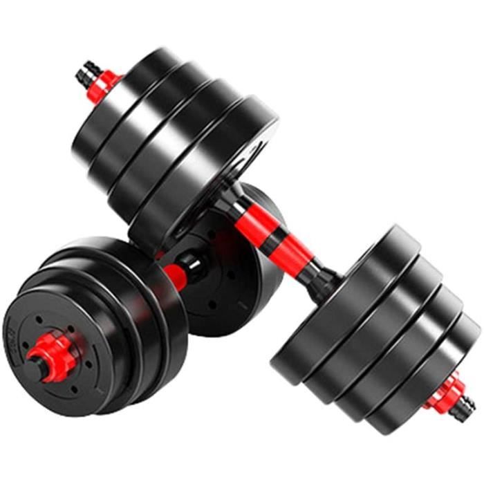 Halteres Dumbbells Ensemble d'haltères Deux-en-Un pour Hommes Équipement de Fitness pour Hommes Poids du mé207
