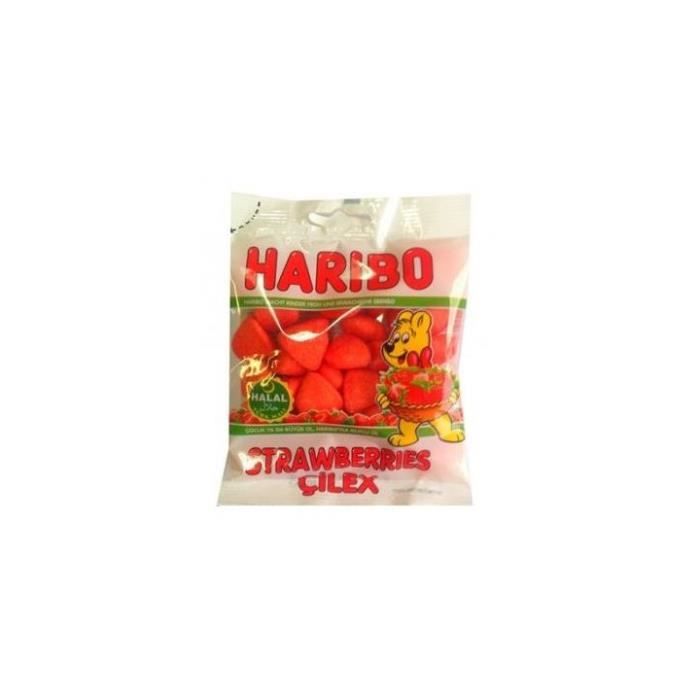 Fraise Tagada - Stawberries çilex - Haribo Halal - 80g