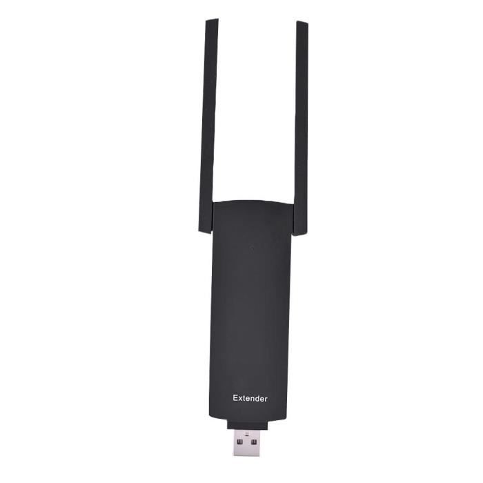 Extendeur USB WiFi 300M Portable,Réseau Wifi Signal Extender sans fil 300M Haute Vitesse Transmission Dual Bande Antenne Wifi