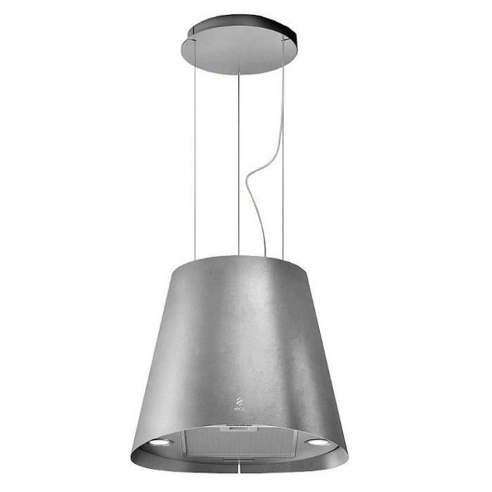 Elica - hotte décorative îlot 50cm 603-h zinc - prf0147730